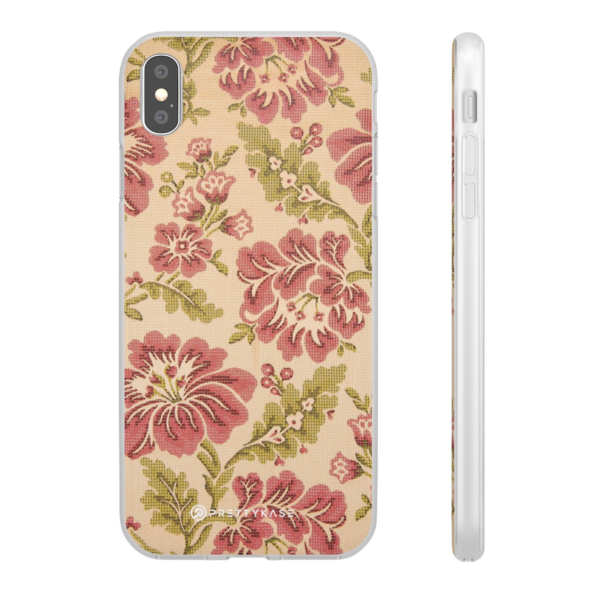 Fabric Floral Texture Slim - PrettyKase