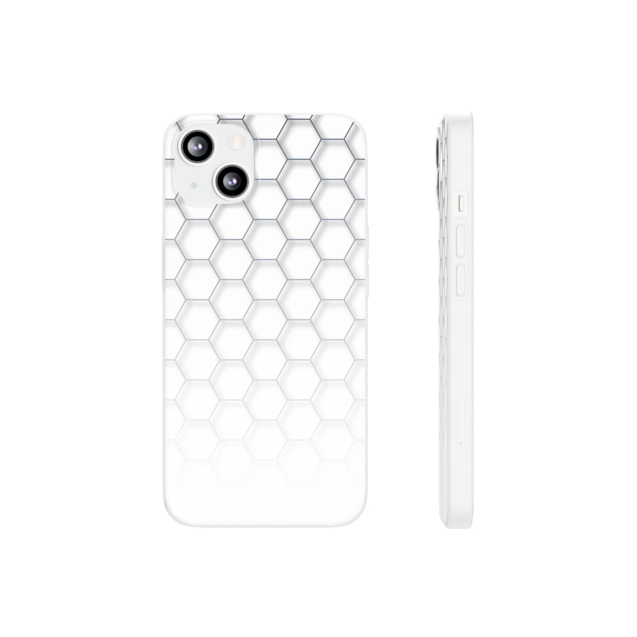 White Hexagon Slim - PrettyKase