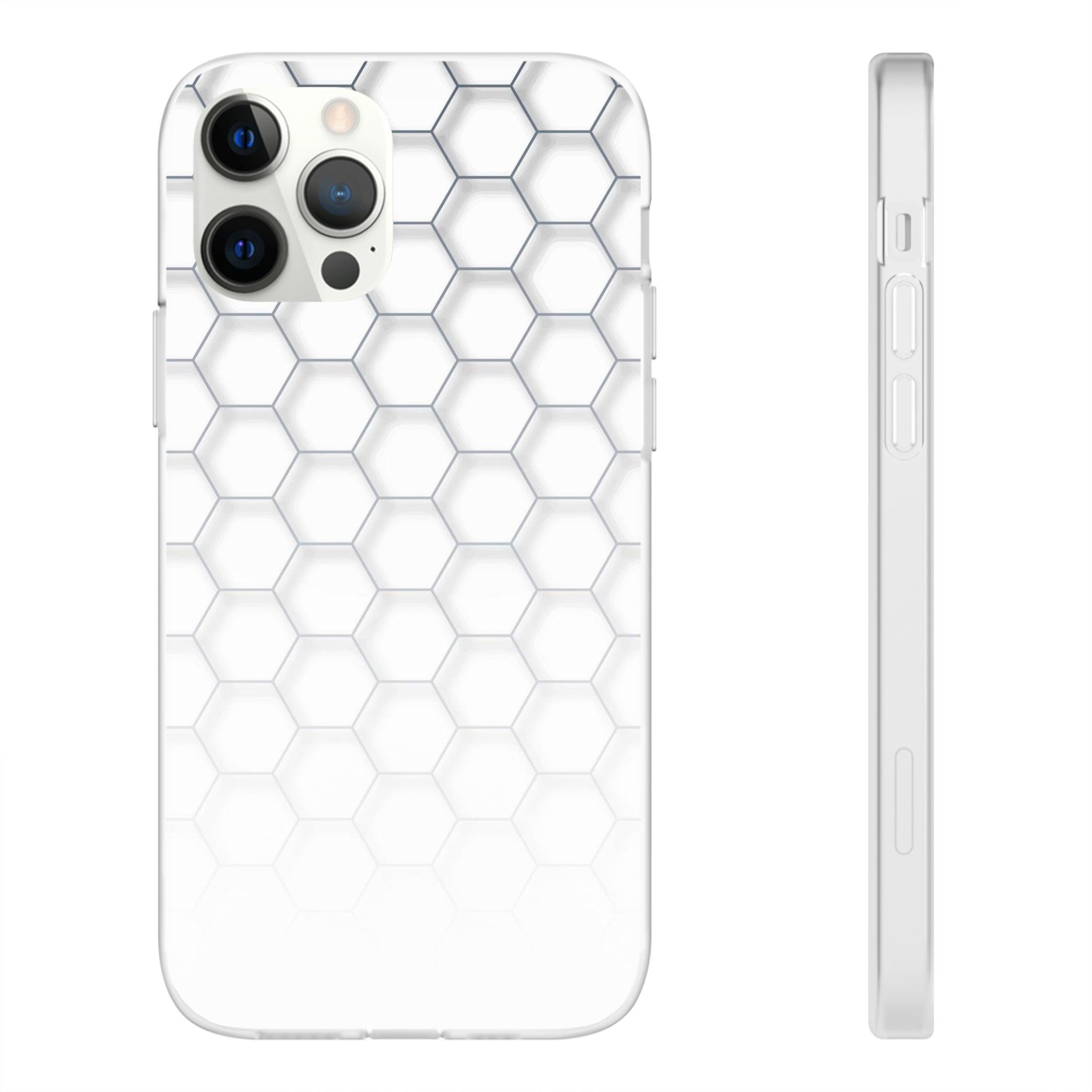 White Hexagon Slim - PrettyKase