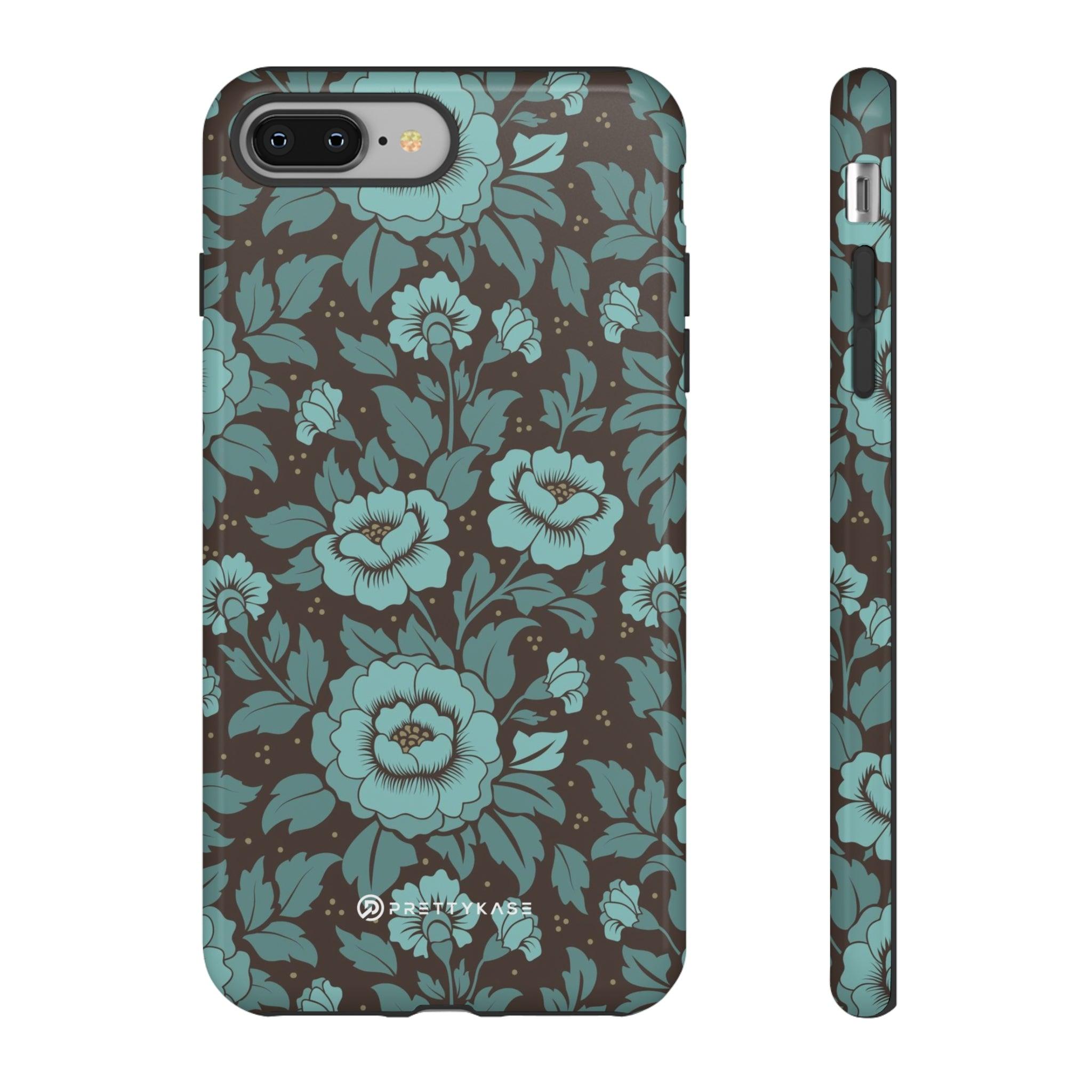 Turquoise Floral - PrettyKase