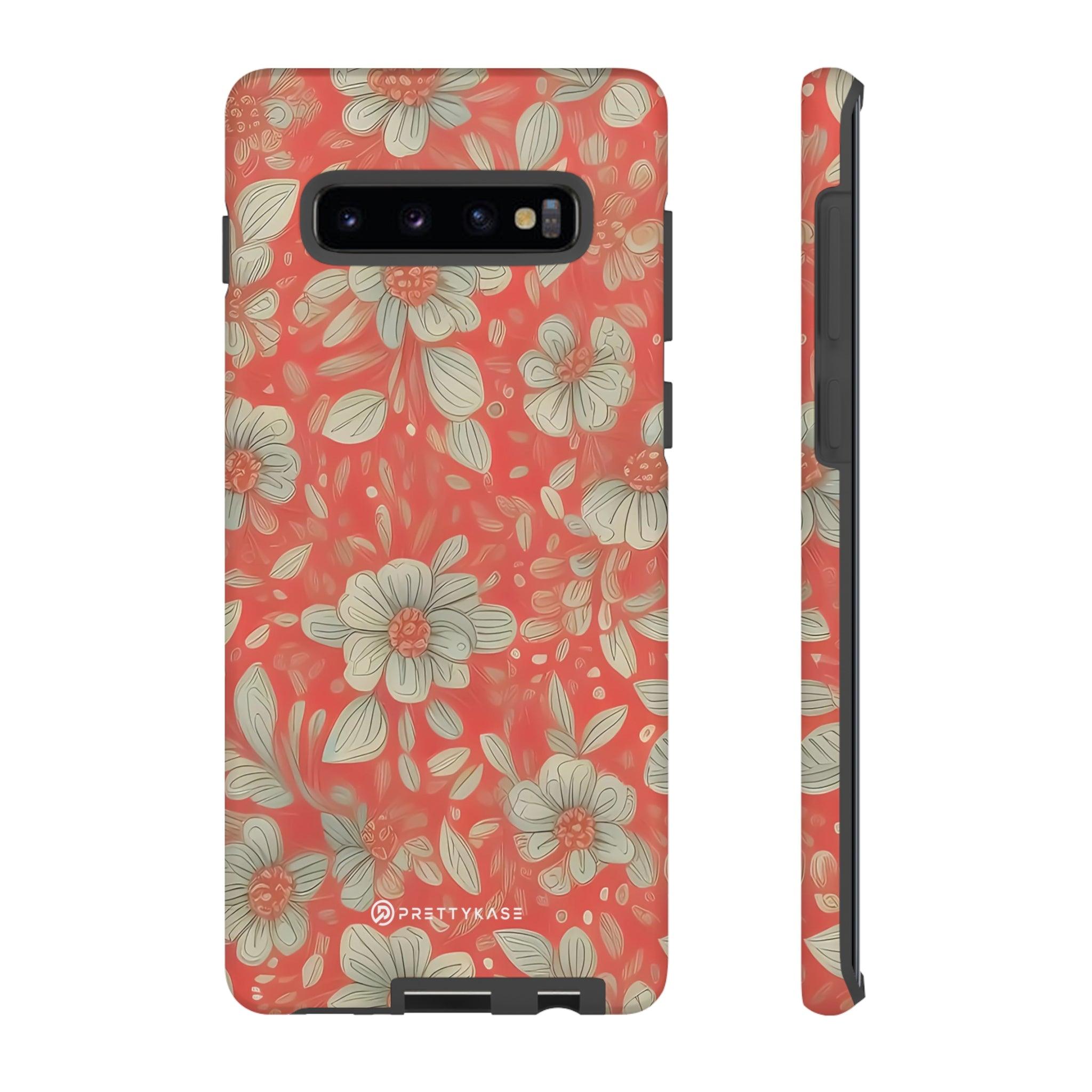 Red Orange Floral - PrettyKase