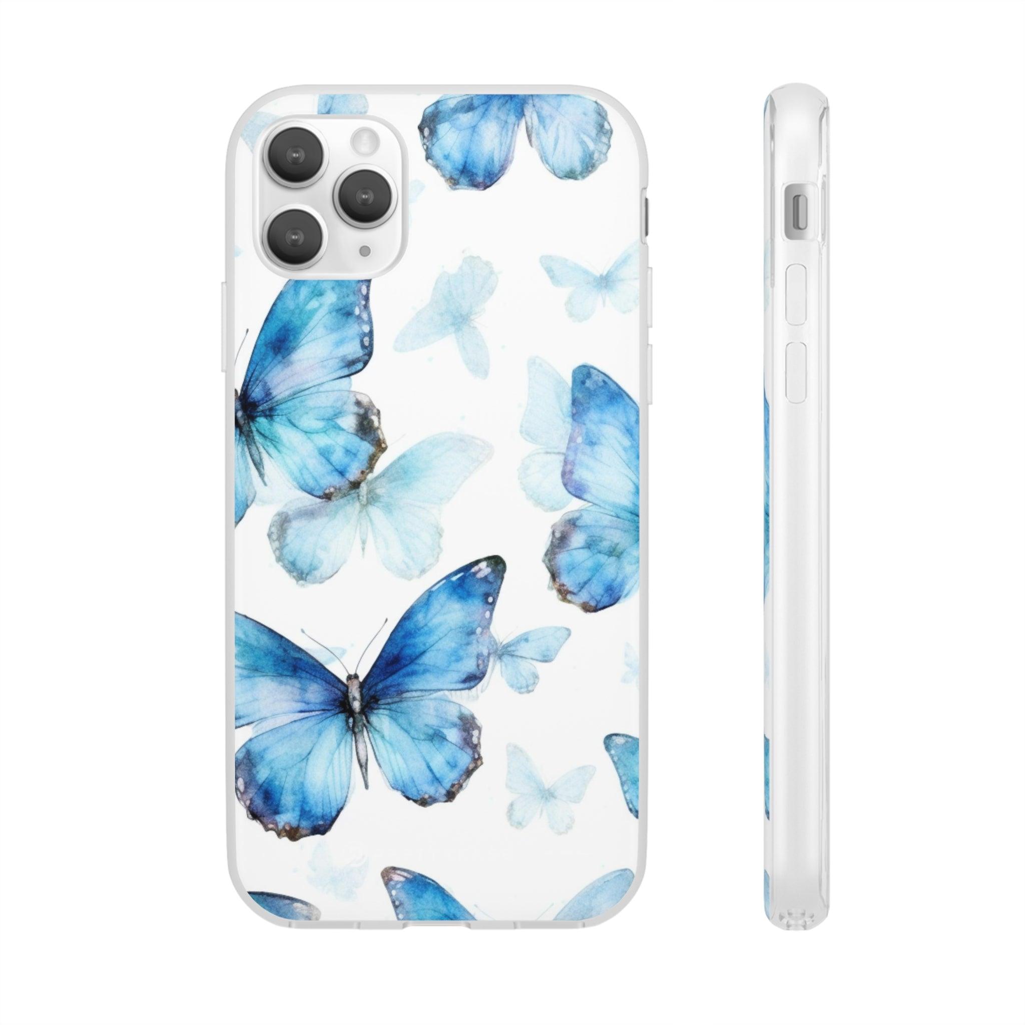 Blue Butterflies Slim - PrettyKase