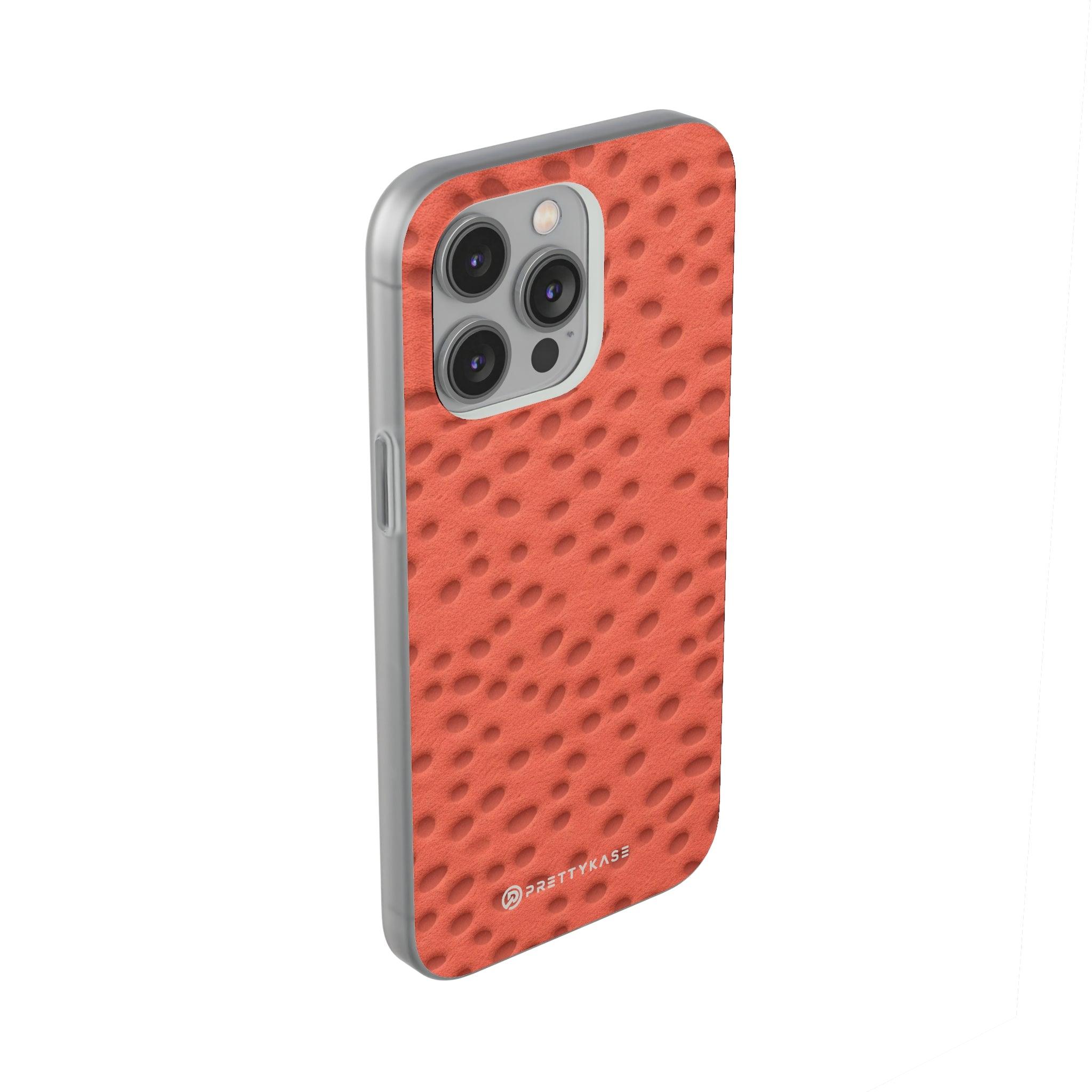 Red Surface Holes Slim - PrettyKase