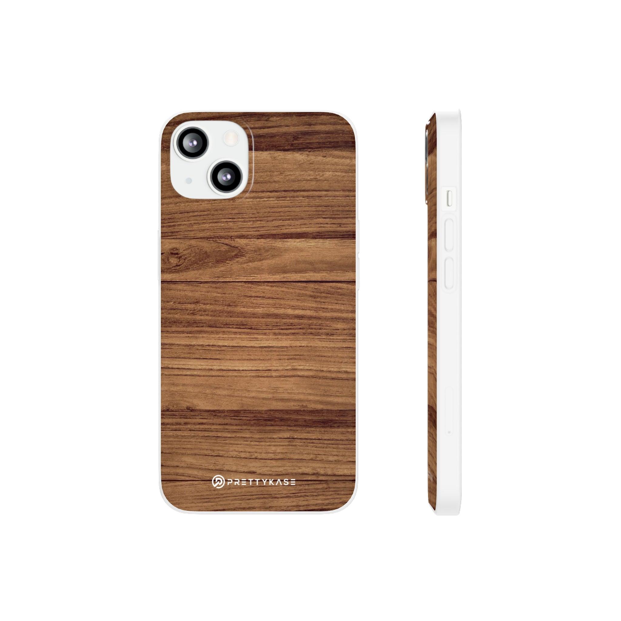 Wooden Brown Slim - PrettyKase