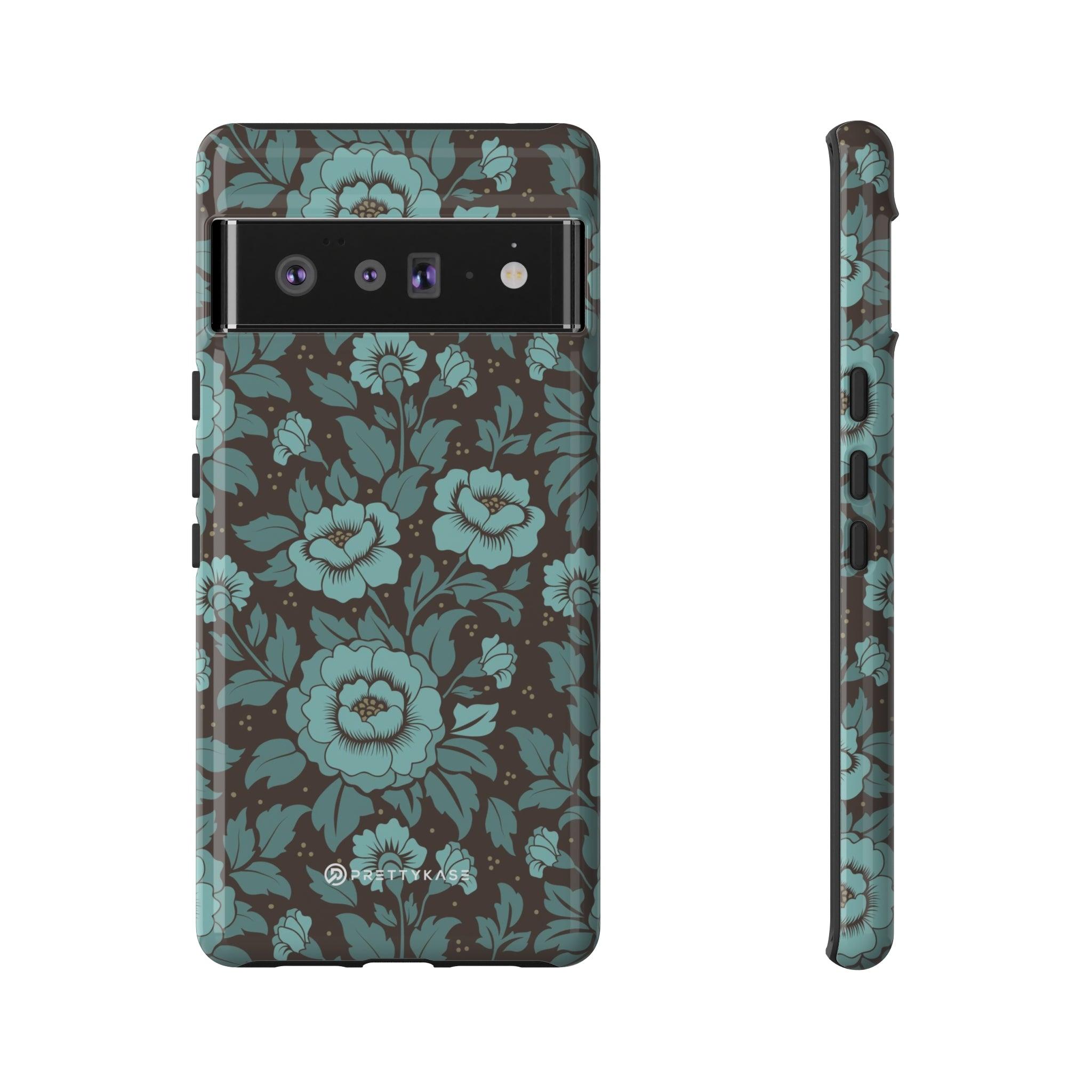 Turquoise Floral - PrettyKase