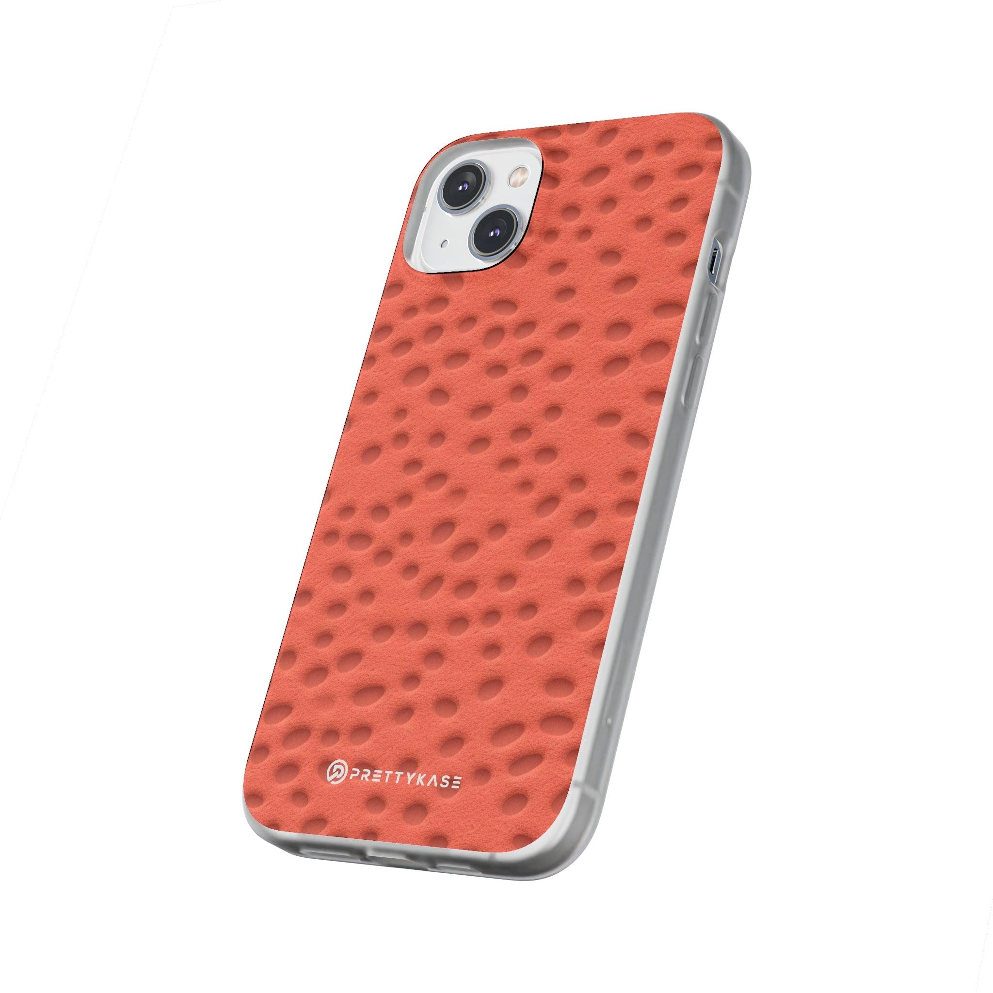 Red Surface Holes Slim - PrettyKase