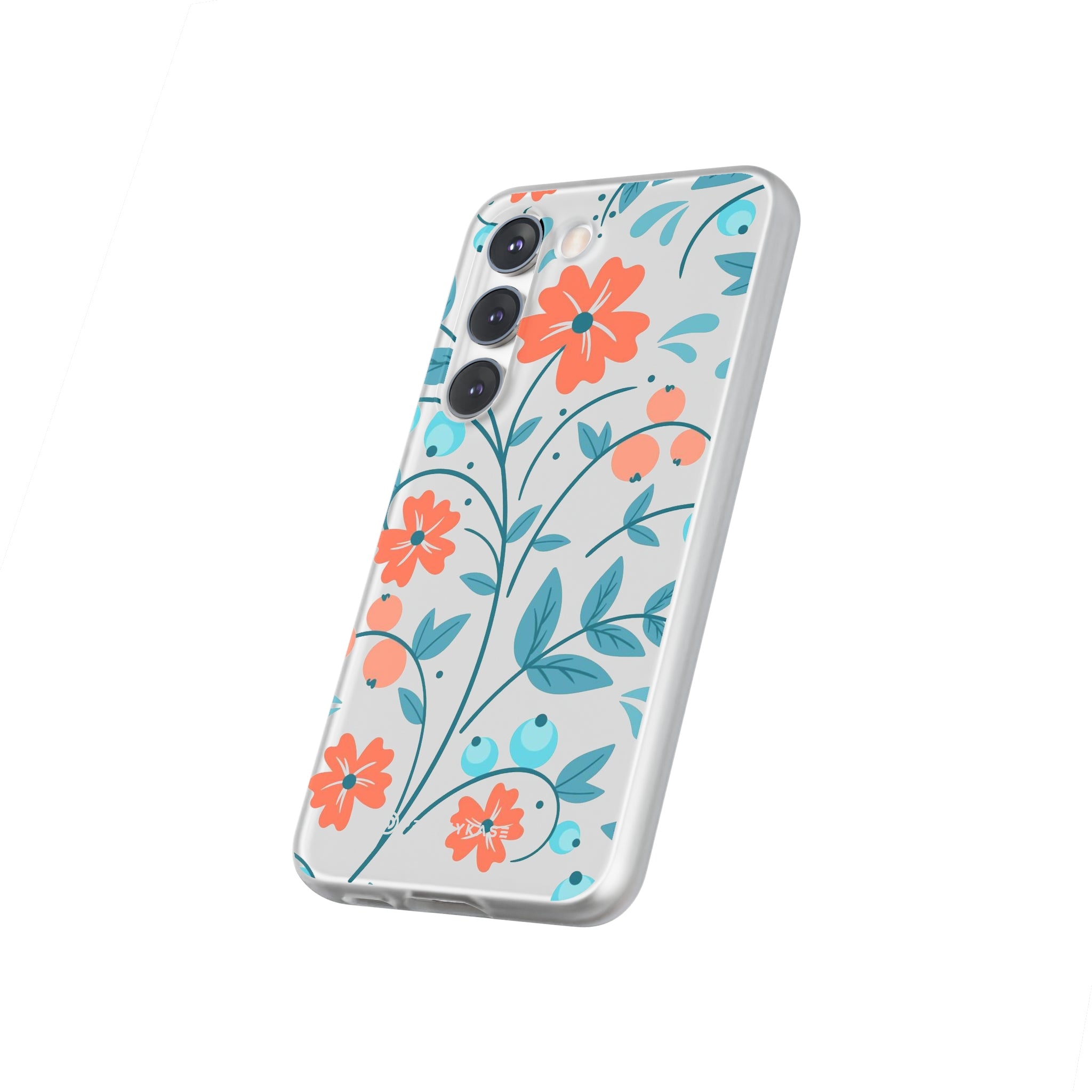 Light Peach Floral Slim