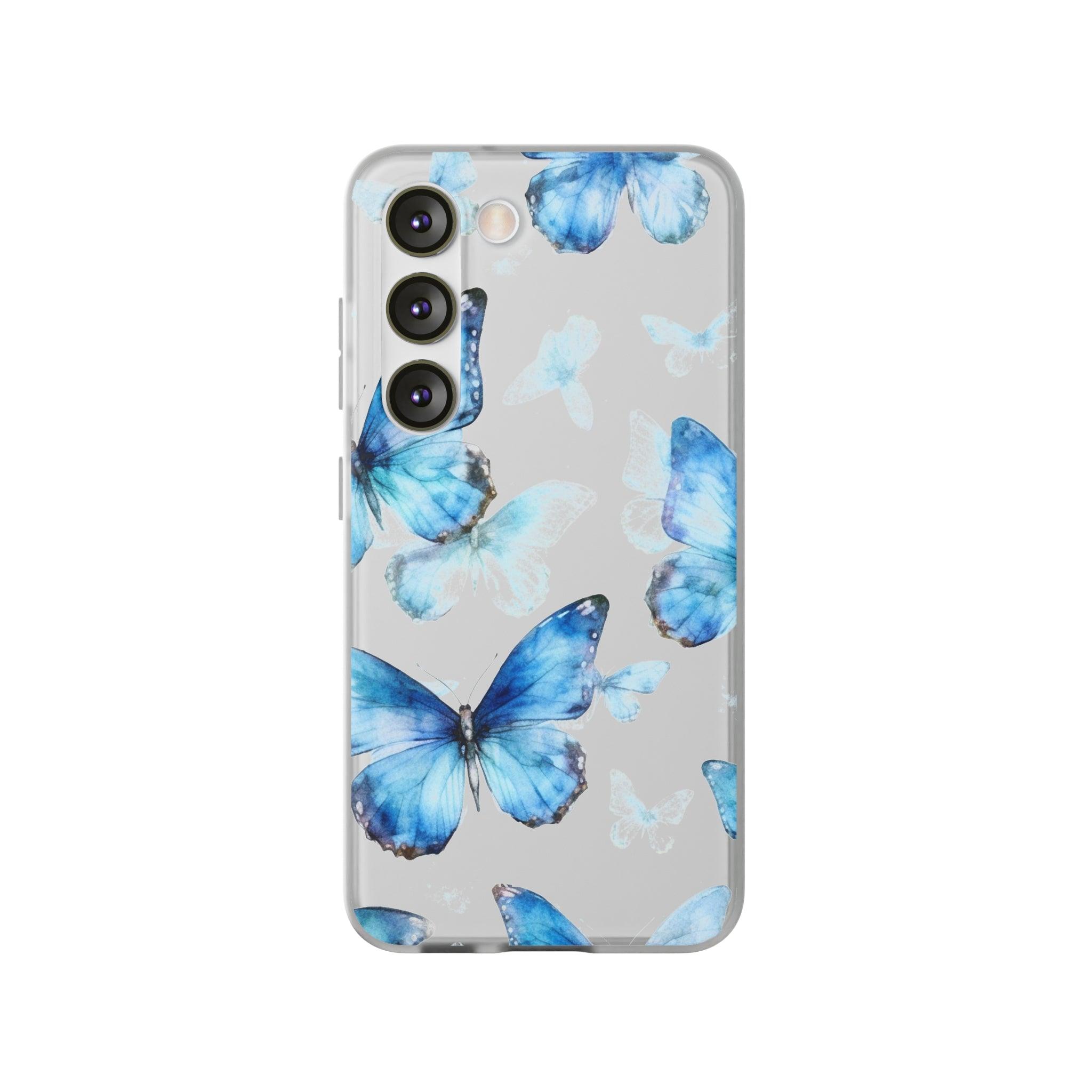 Blue Butterflies Slim - PrettyKase