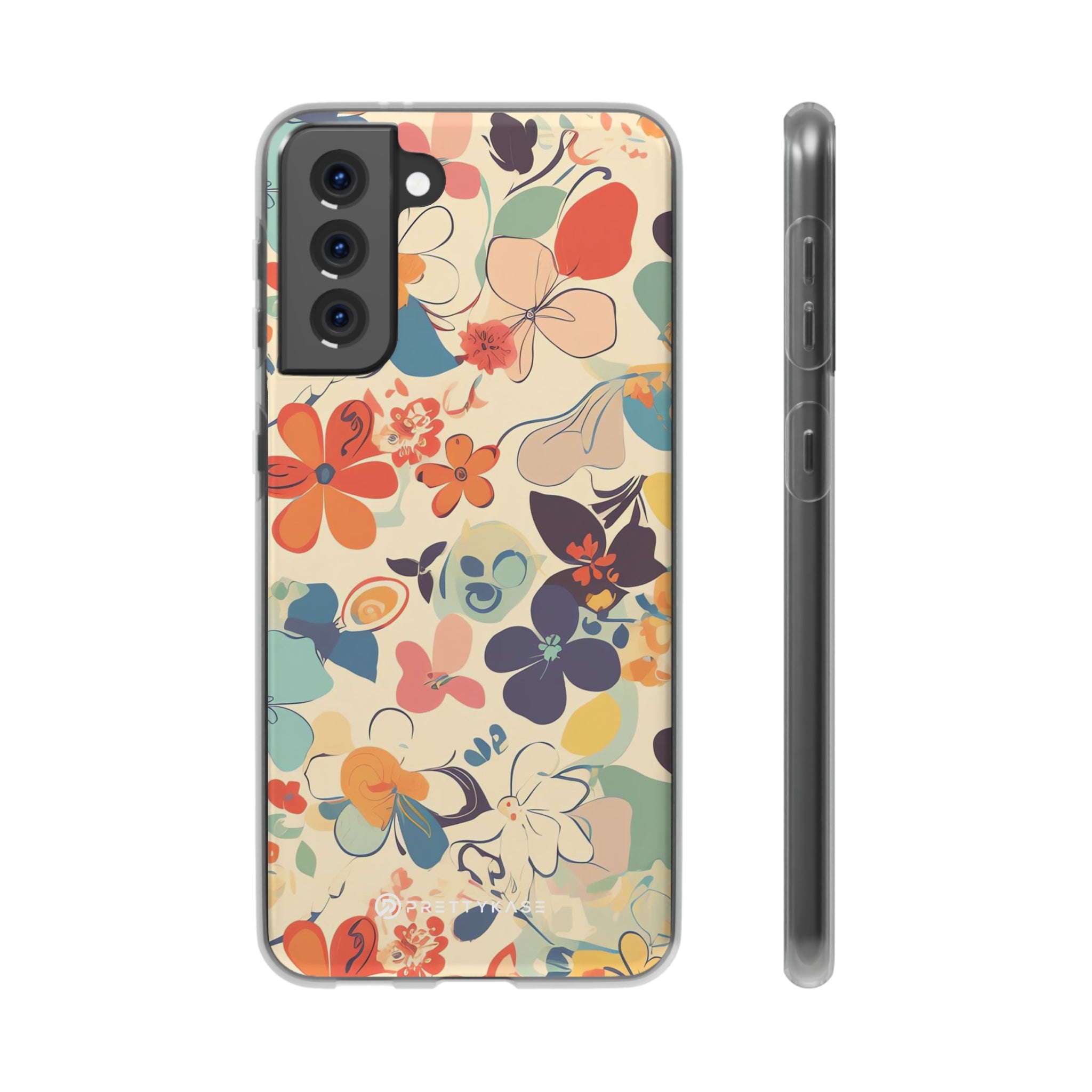 Motif floral sans couture mince