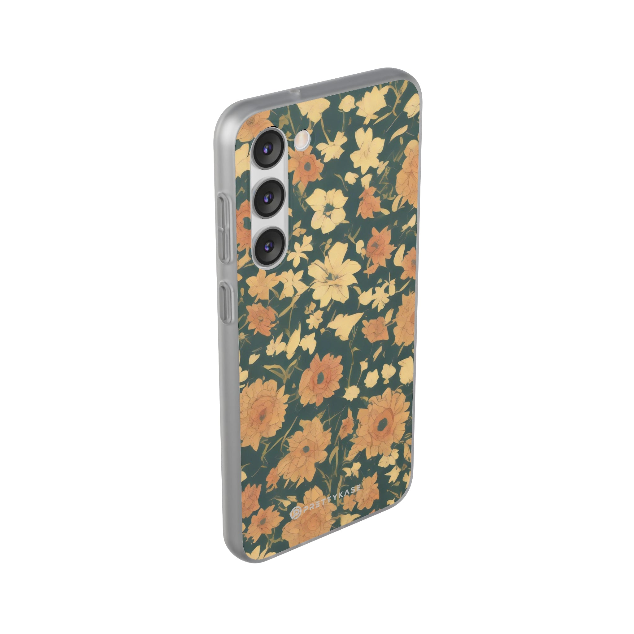 Slim floral vert olive