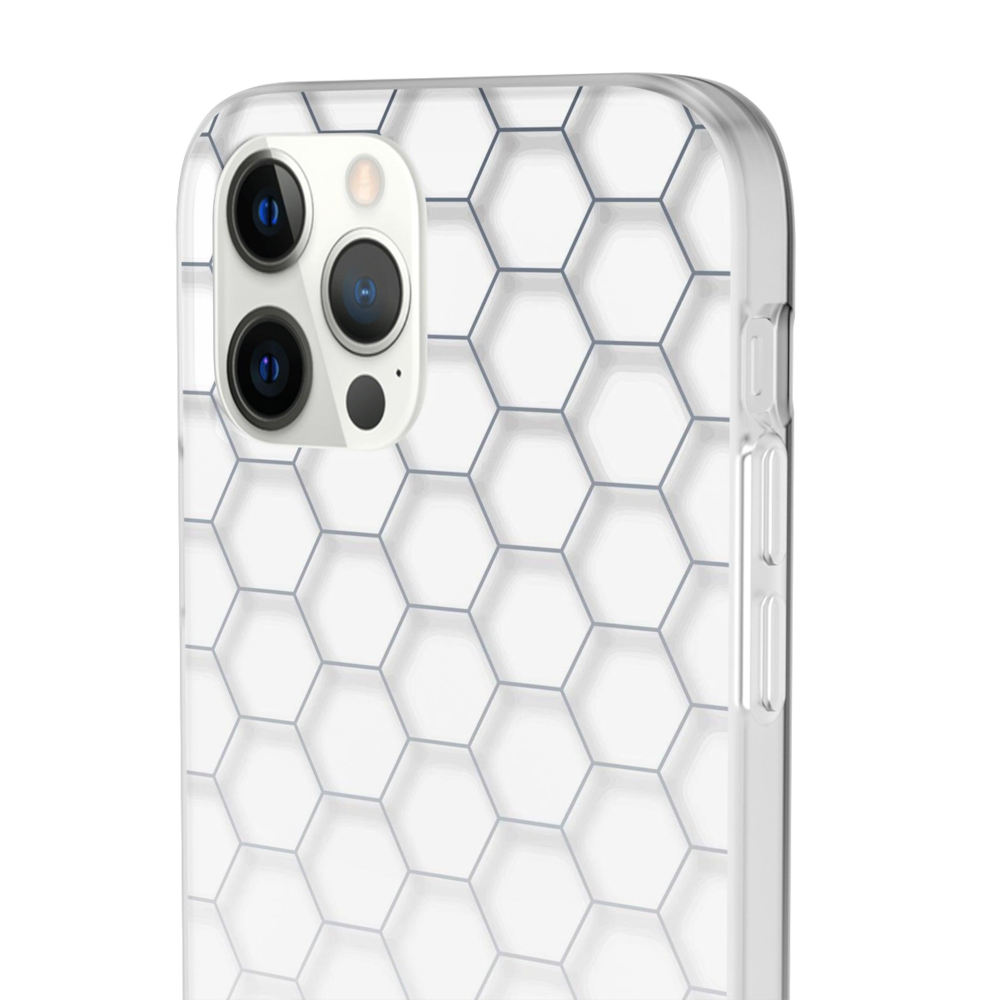 White Hexagon Slim - PrettyKase