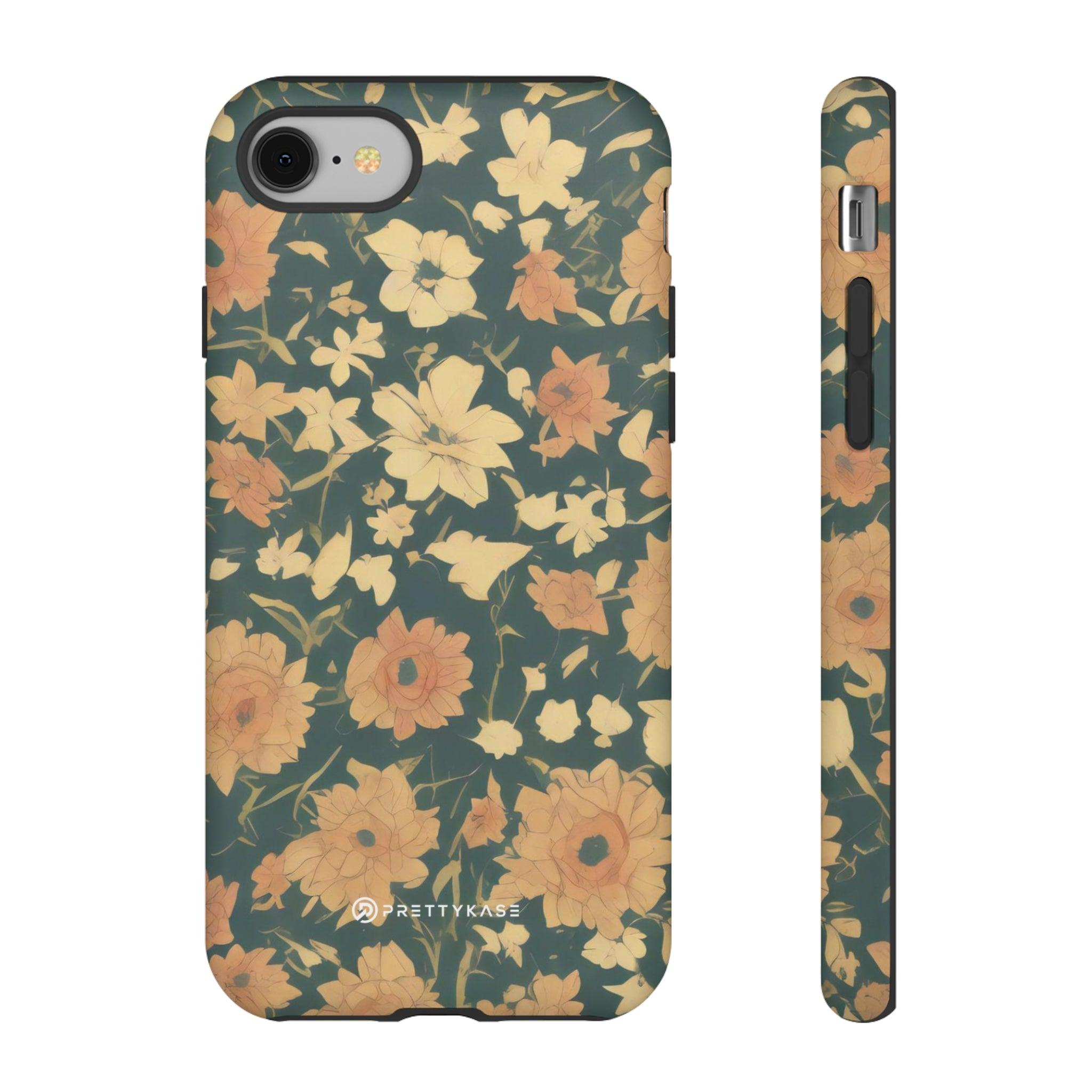 Olive Green Floral - PrettyKase