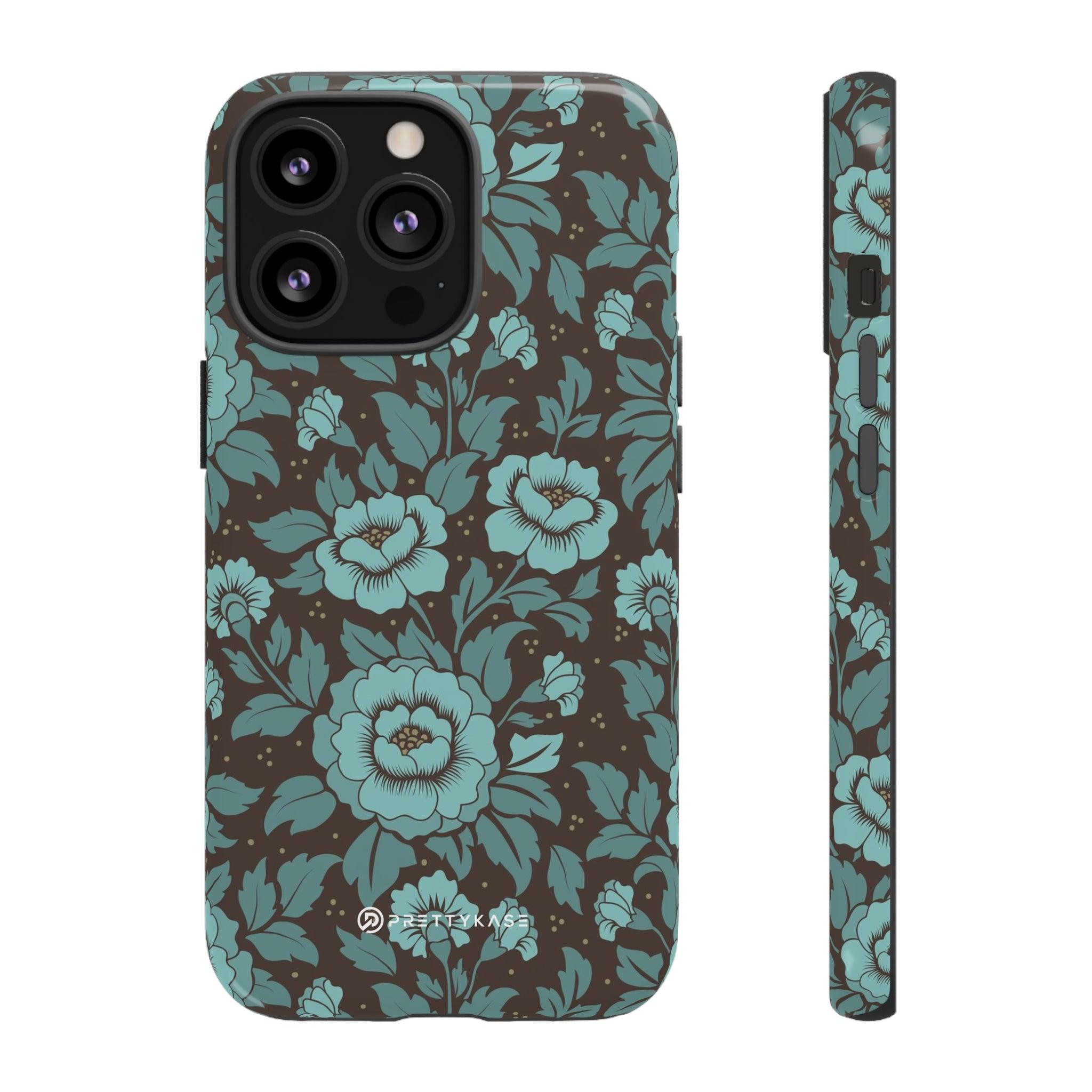 Turquoise Floral - PrettyKase