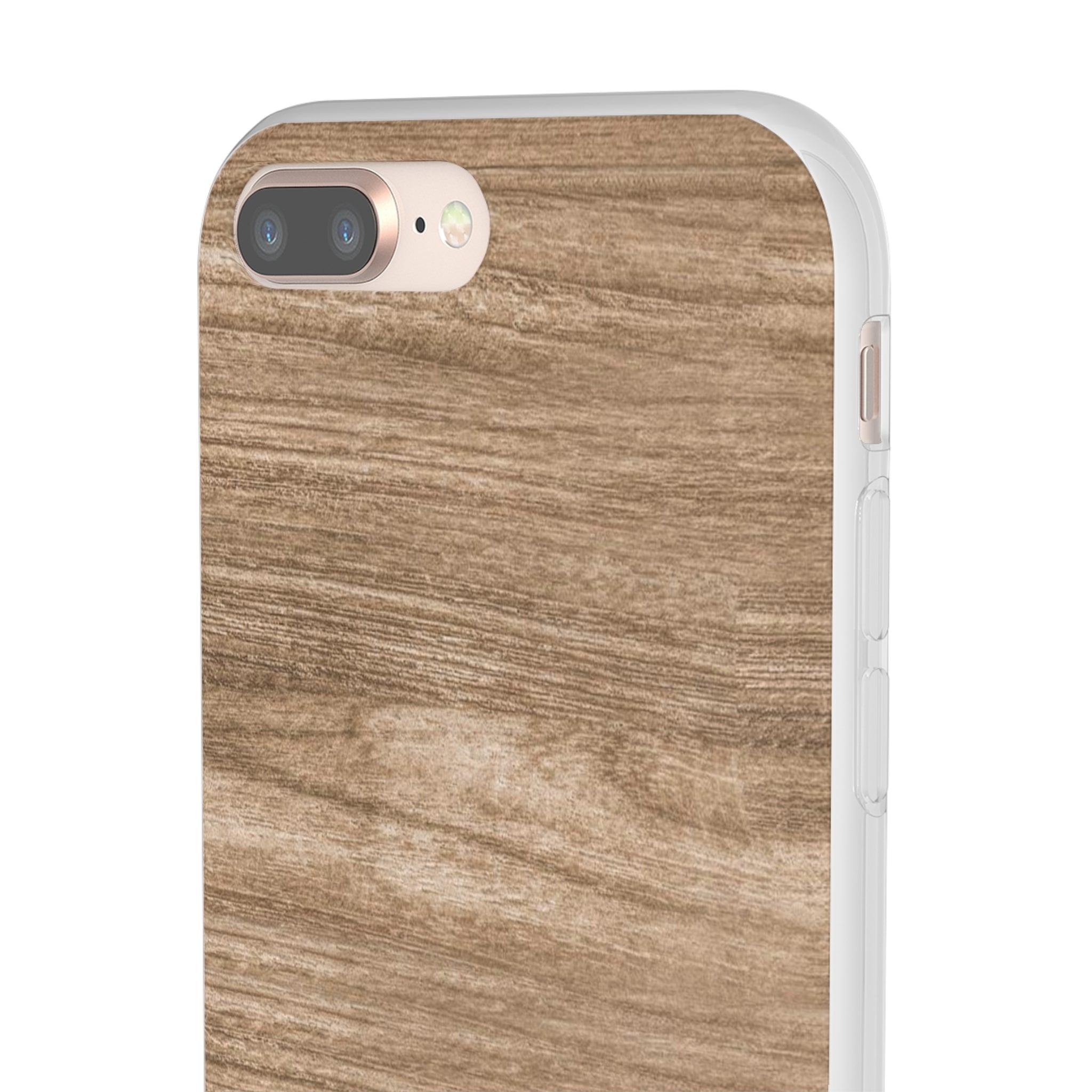 Beige Wood Slim - PrettyKase