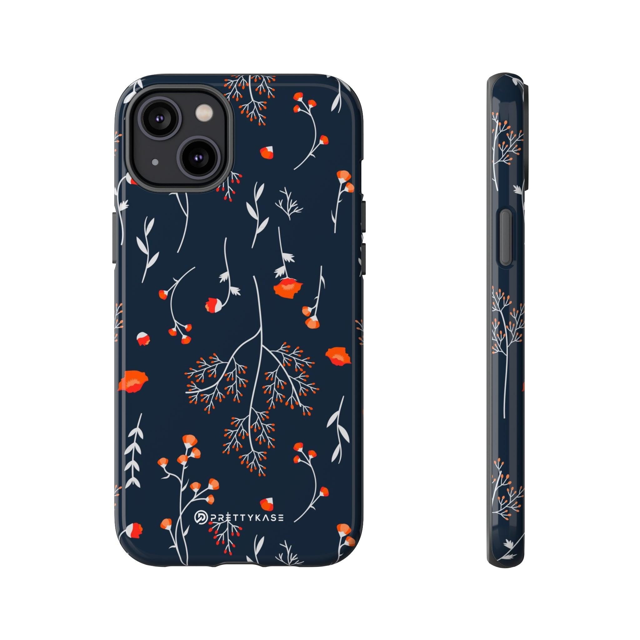 Blue Winter Floral - PrettyKase