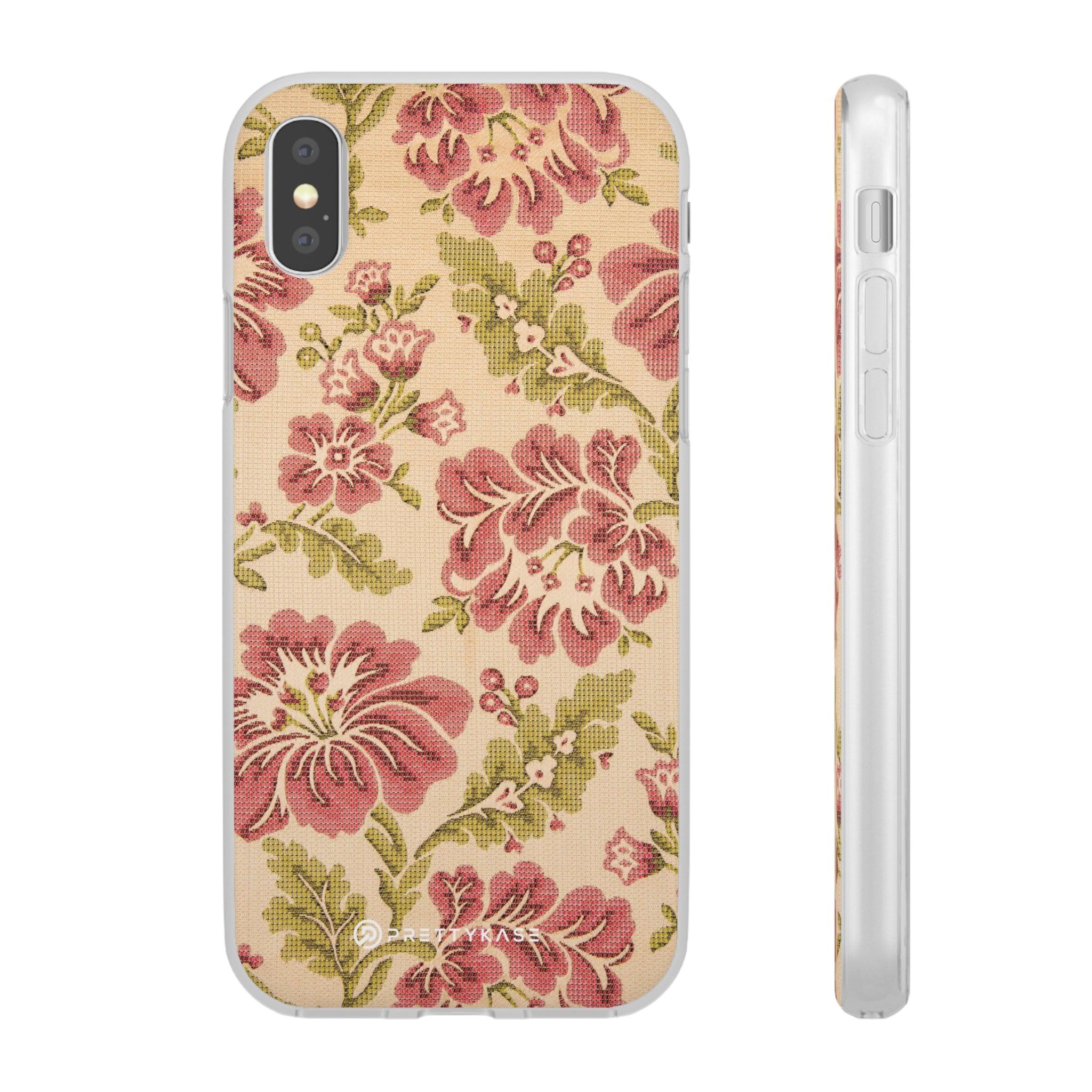 Fabric Floral Texture Slim - PrettyKase