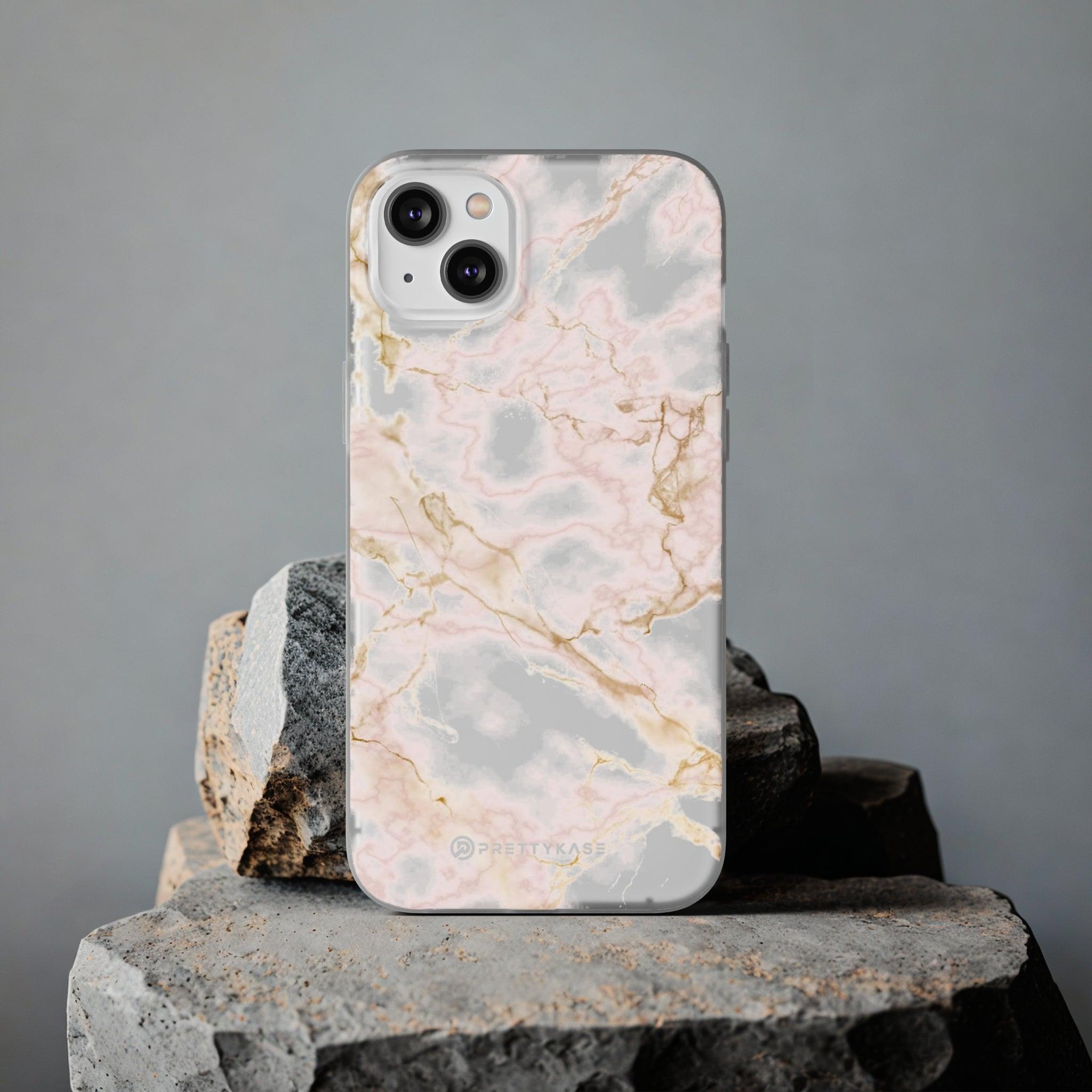 Golden Rosed Marble Slim - PrettyKase