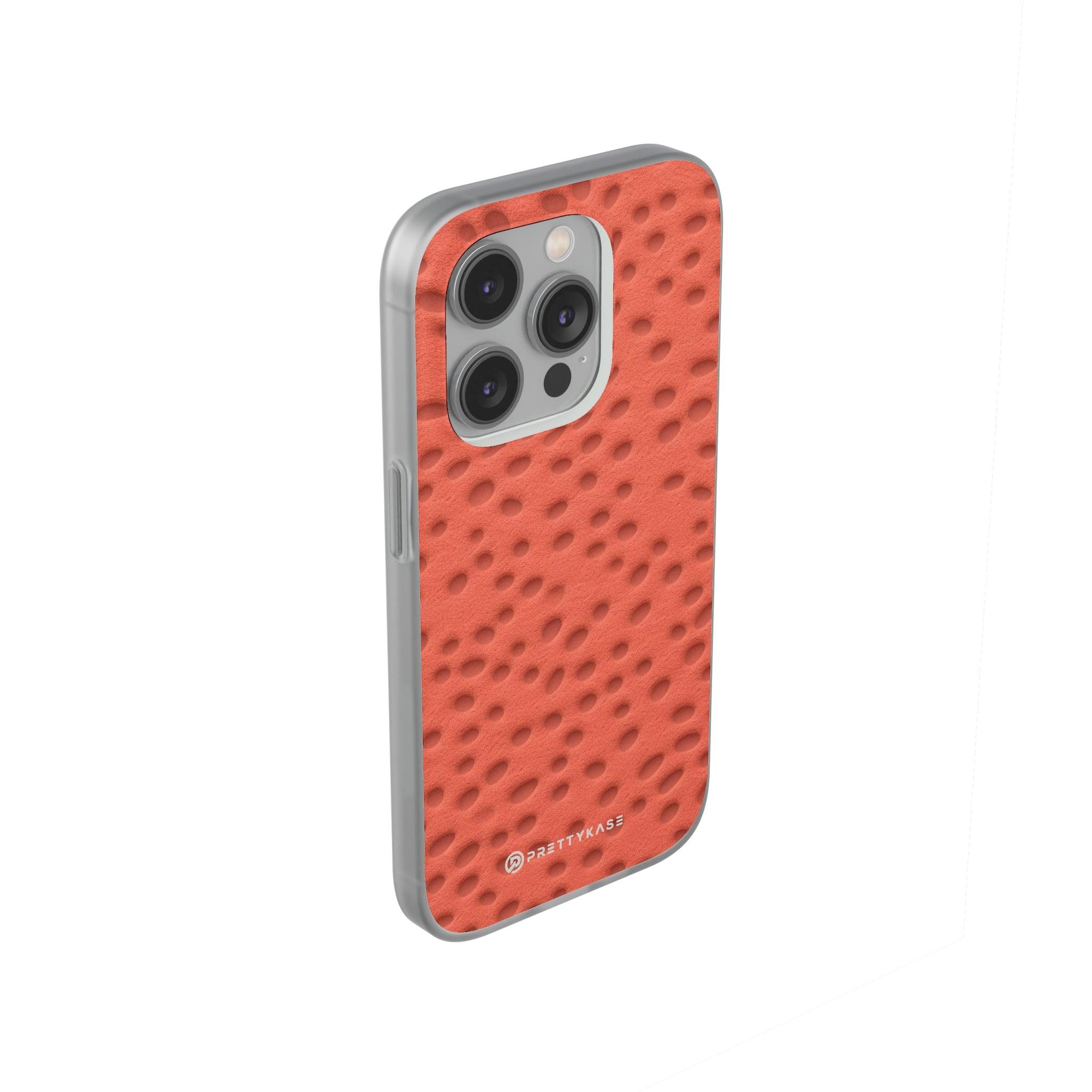 Red Surface Holes Slim - PrettyKase